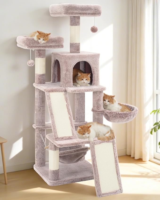 Multi-Level Cat Tree for Indoor Cats, Cat Tower - Image 8