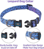 Roses&Poetry Small Dog Collar, Cute Leopard Style Adjustable Reflective Puppy - Image 3