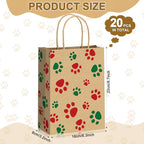 Blulu 20 Pcs Puppy Dog Paw Gift Bags - Image 2