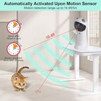 TBTeek Cat Toy, Automatic Motion-Activated, 5 Fun Patterns, 4 Speed Modes - Image 3