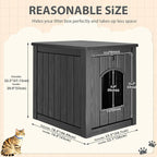 Cat Litter Box Enclosure, Hidden Litter Box - Image 4