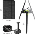 Solar Water Fountain for Bird Bath Solar Water Pump - Image 2