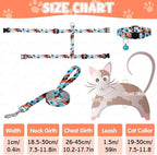 2 Pack Cat Harness and Leash Set, Escape Proof Adjustable Kitten Harness - Image 2