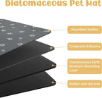 Dog Food Mat, Diatom Ooze Cat Water Mats Non Slip - Image 4