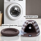 BALANCE Cat Beds for Indoor Cats, 2-in-1 Cat Bed Cave - Image 9
