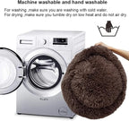Dog Bed for Small Medium Large Dogs, 20 inch Calming Dogs Bed, Washable-Round - Image 3
