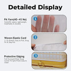2 Pcs Bird Cage Seed Catcher, Adjustable Bird Cage Net Cover, Reusable Soft - Image 4