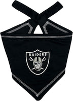 Pets First NFL Las Vegas Raiders TIE Bandana, Large/X-Large. Dog Bandana Scarf by PETSFIRST