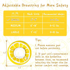 ANWA Adjustable Cat Cone Collar Soft, Cute Cat Donut Collar After Surgery - Image 2
