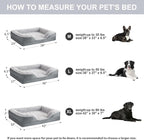 Orthopedic Dog Beds for Large Dogs, Waterproof Dog Bed, Egg Crate Foam Bed for - Image 4