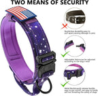 DAGANXI Tactical Dog Collar, Adjustable Military Training Nylon Dog Collar - Image 4