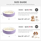 Love's cabin Round Donut Cat and Dog Cushion Bed, 25in Pet Bed - Image 4