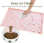 Ptlom Dog Food Mat Anti-Slip Dog Bowl Mats - Image 7