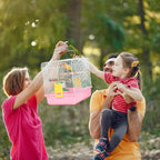 Small Bird Cage, Lightweight Travel Birdcages - Image 3