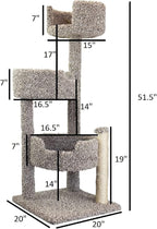 New Cat Condos Real Wood and Carpeted Cat Tree - Image 2