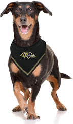 Pets First NFL Baltimore Ravens TIE Bandana, Size Large/X-Large. Dog Bandana - Image 5