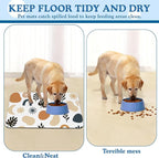 Boho Style Dog Food Mat–Christmas Stocking Absorbent Quick Dry Feeding Placemat - Image 5