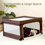 EHEYCIGA 42x42x26 Inches Puppy Playpen - Image 6