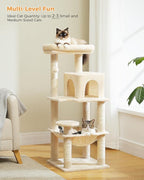 Cat Tree for Indoor Cats, 45.7" Multi-Level Cat Tower - Image 2