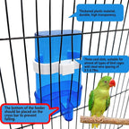 Parakeet Water Dispenser Parrot Water Feeder Bird Seed Container - Image 3