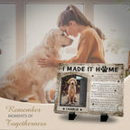 Personalized Polychromatic Rock Plaque: 'I Made It Home' - Image 5
