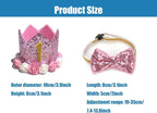 Pet Birthday Hat, Dog Birthday Crown Hat and Bowtie - Image 4