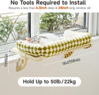 MEWOOFUN Cat Window Sill Perch for Indoor Cats, One-Step Sliding Clamping Slot - Image 3