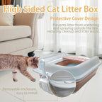 Low Entry Kitten Litter Box, Collapsible Cat Litter Box, Open Small Cat - Image 3