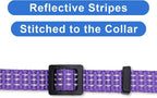 Pawtitas Reflective Purple Cat Collar - Image 4