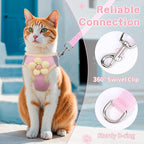 Cat Harness and Leash Set for Walking Escape Proof, Adjustable Kitten Harness - Image 7