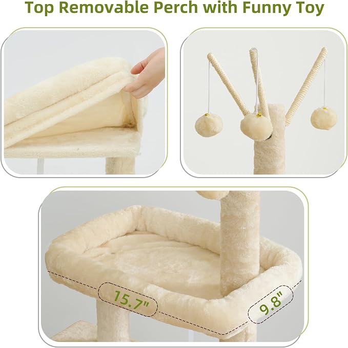 Cat Tree for Indoor Cats, Cat Tower - Image 3