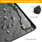 Ptlom Silicone Pet Placemat for Dog and Cat, Waterproof Anti-Slip Pet Feeding - Image 6