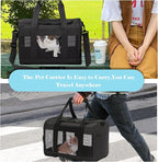 Travel Carrier for Cats, Cat Soft-Sided Carriers Ventilated Breathable Foldable - Image 7
