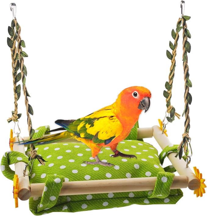 Bird Toy Climbing Hammock Nest Hanging Bird Bed by MUYG