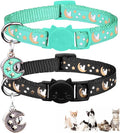 2Pcs Breakaway Cats Collars Cat Collars by Baeuppit