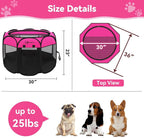 Dog Playpen, Medium Puppy Pet Playpen, Dog Crate Tent Cage Indoor/Outdoor - Image 6