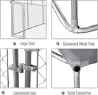 PawHut Outdoor Dog Kennel, Heavy Duty Dog Run Outdoor Fence - Image 5