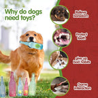 Tennis Ball in Bottle Dog Toy Reinforced and Thickened Rubber Bottle Dog Chew - Image 4