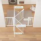 Cumbor 29.7-48" Baby Gate for Stairs, Mom's Choice Awards Winner-Dog Gates for - Image 4
