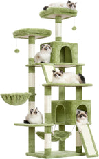 Cat Tree for Indoor Cats, Sturdy Cat Tree House - Image 9