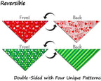 Valentine's & St. Patrick's Day Dog Bandana Set 2PCS-Large, Holiday Party - Image 3