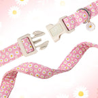 Daisy Dog Collar, Summer Cotton Dog Collar - Image 4