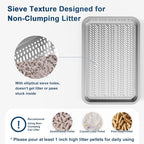 23.6''x16''x12'' Enclosed Stainless Steel Litter Box - Image 4