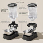 Automatic Pets Gravity Feeder and Water Dispenser Set - Image 5