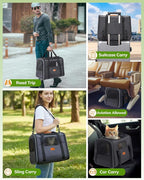 Morpilot Pet Travel Carrier Bag, Soft-Sided Dog Carrier Cat Carrier Pet Carrier - Image 4