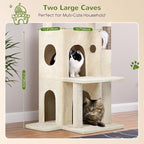 Globlazer Cat Tree Tower for Indoor Cats, 50-inch Adult Cat Tree House for - Image 4