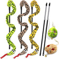 Interactive Cat Toy Wand with Catnip Mouse, Cat Teaser Wand Rainbow String by URMYONLY