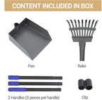 Heeyoo Dog Pooper Scooper, Dog Poop Tray and Rake Set, Pet Waste Removal Scoop - Image 5