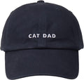 Cat Mom & Dad Hats for Proud Cat Parents | for Men & Women | Embroidered Text by Hatphile