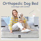Orthopedic Dog Bed for Large Medium Sized, Washable Memory Foam Large Dog Bed - Image 5